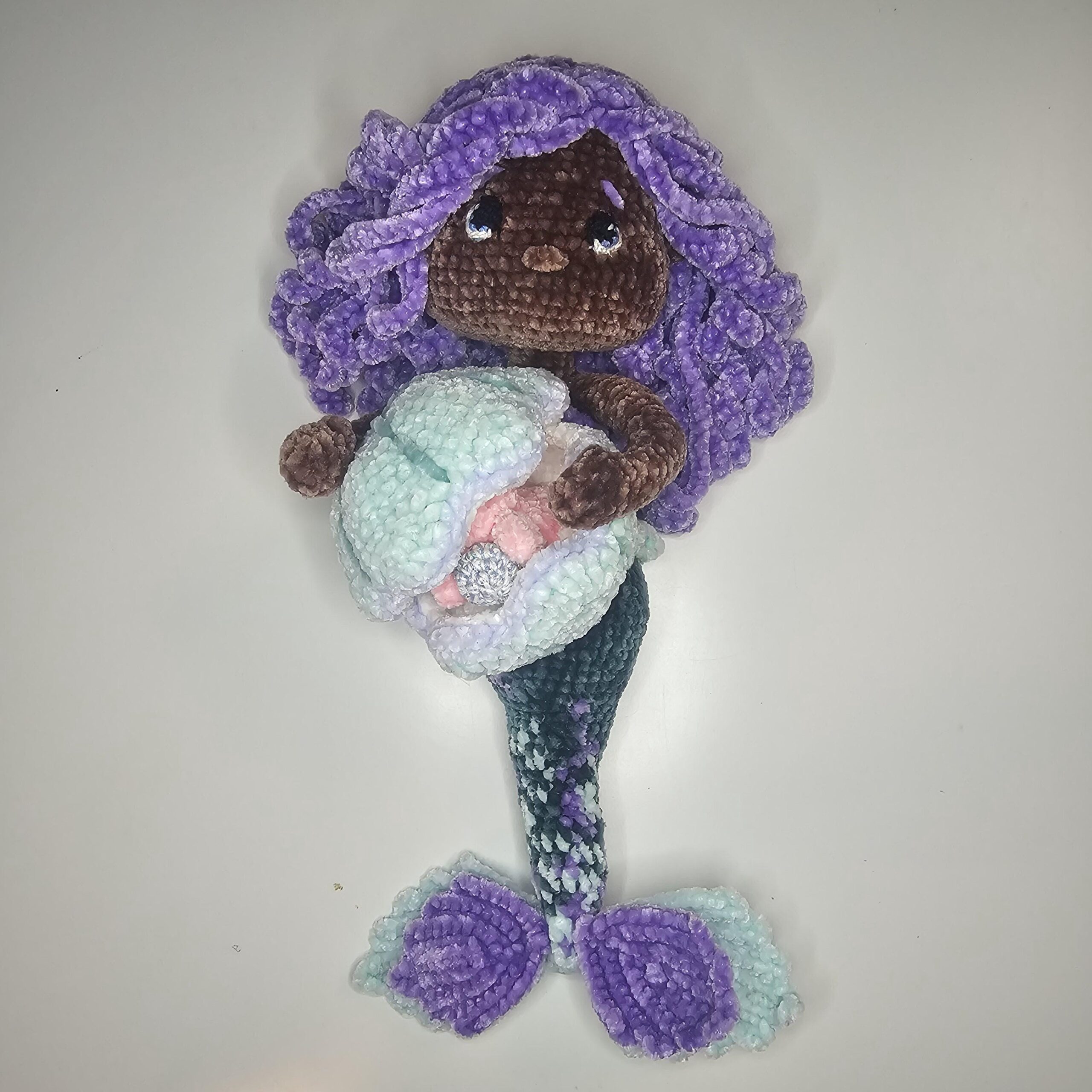 Poseable Crochet Mermaid Doll - Image 10
