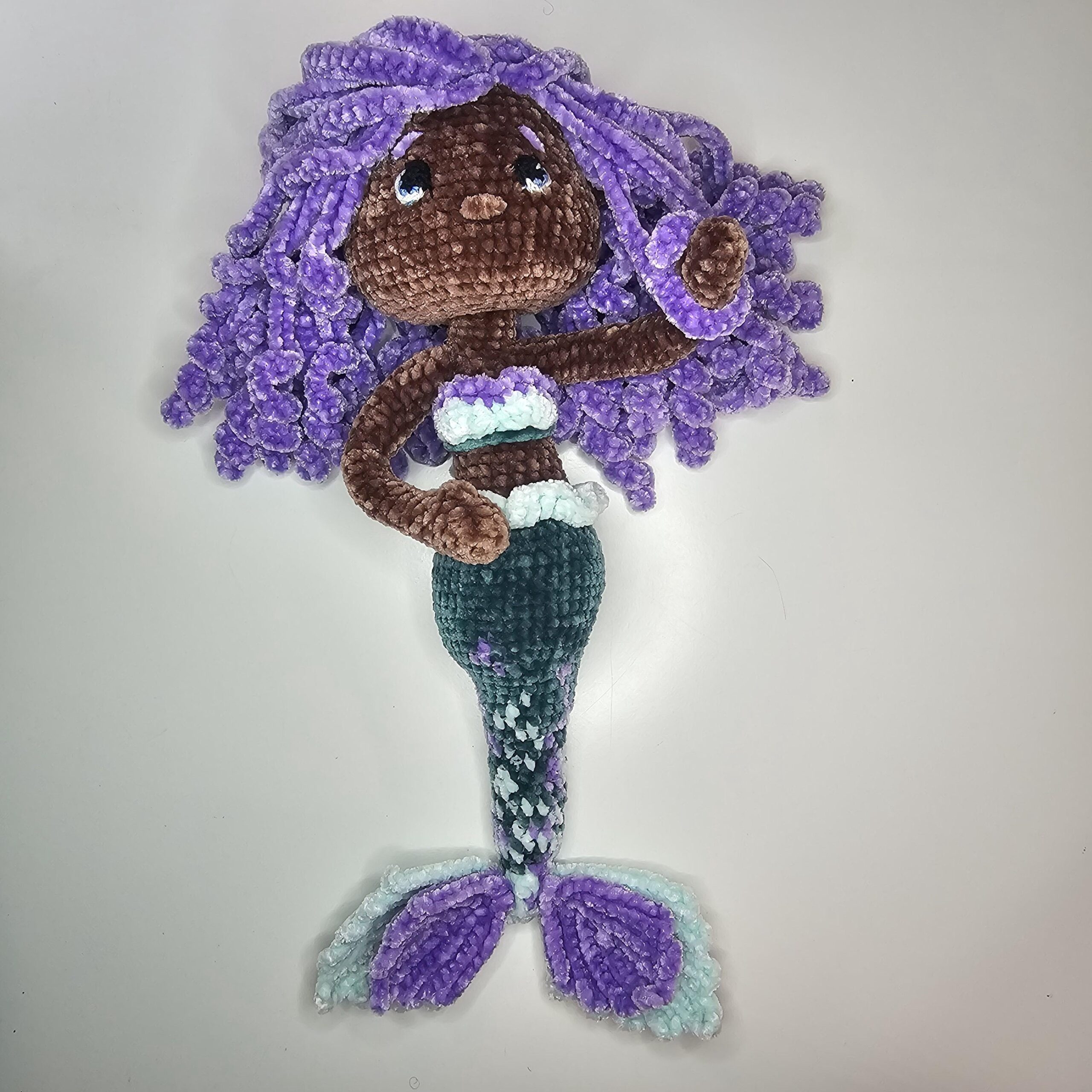 Poseable Crochet Mermaid Doll - Image 2