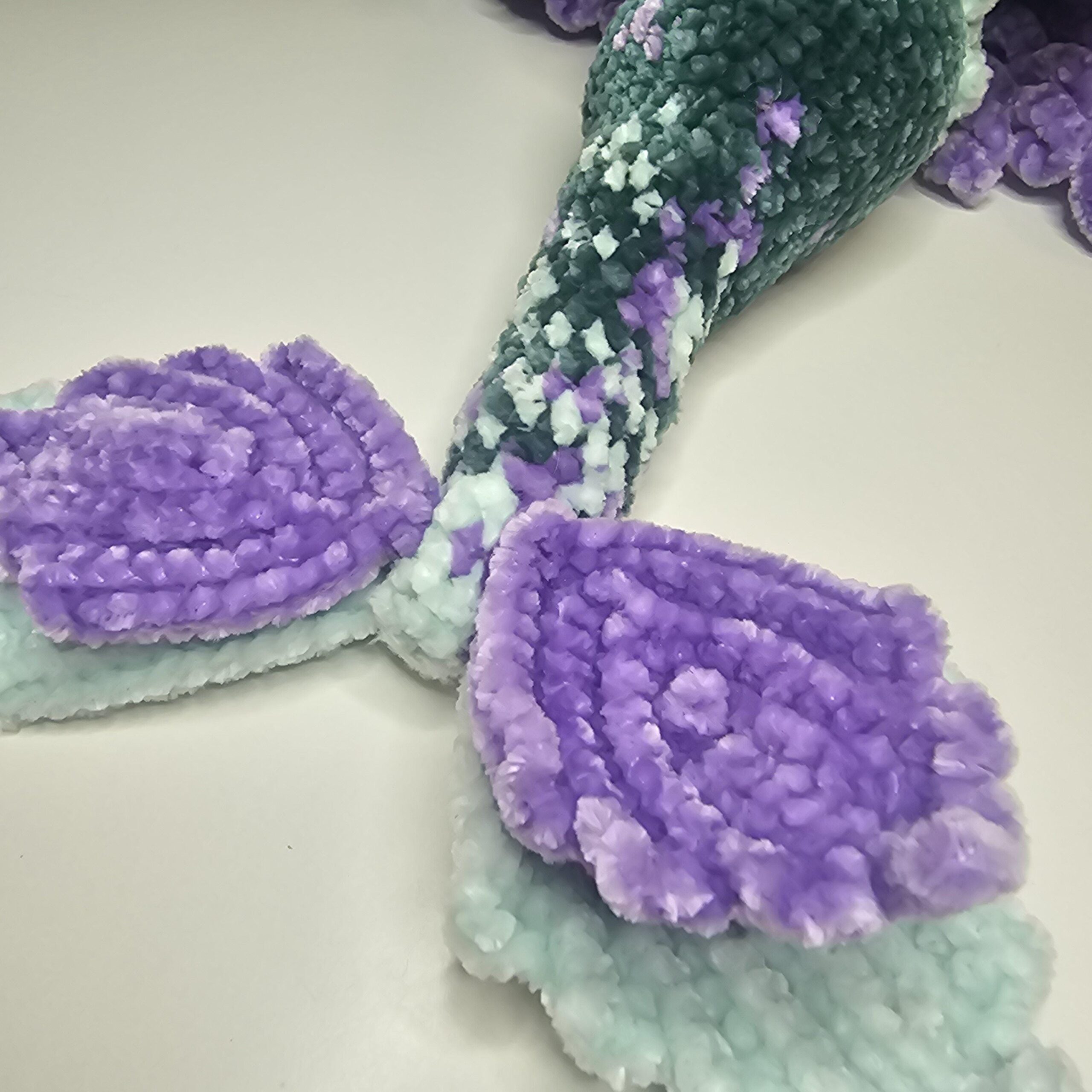 Poseable Crochet Mermaid Doll - Image 4