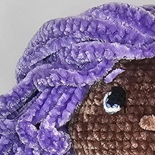 Poseable Crochet Mermaid Doll - Image 6