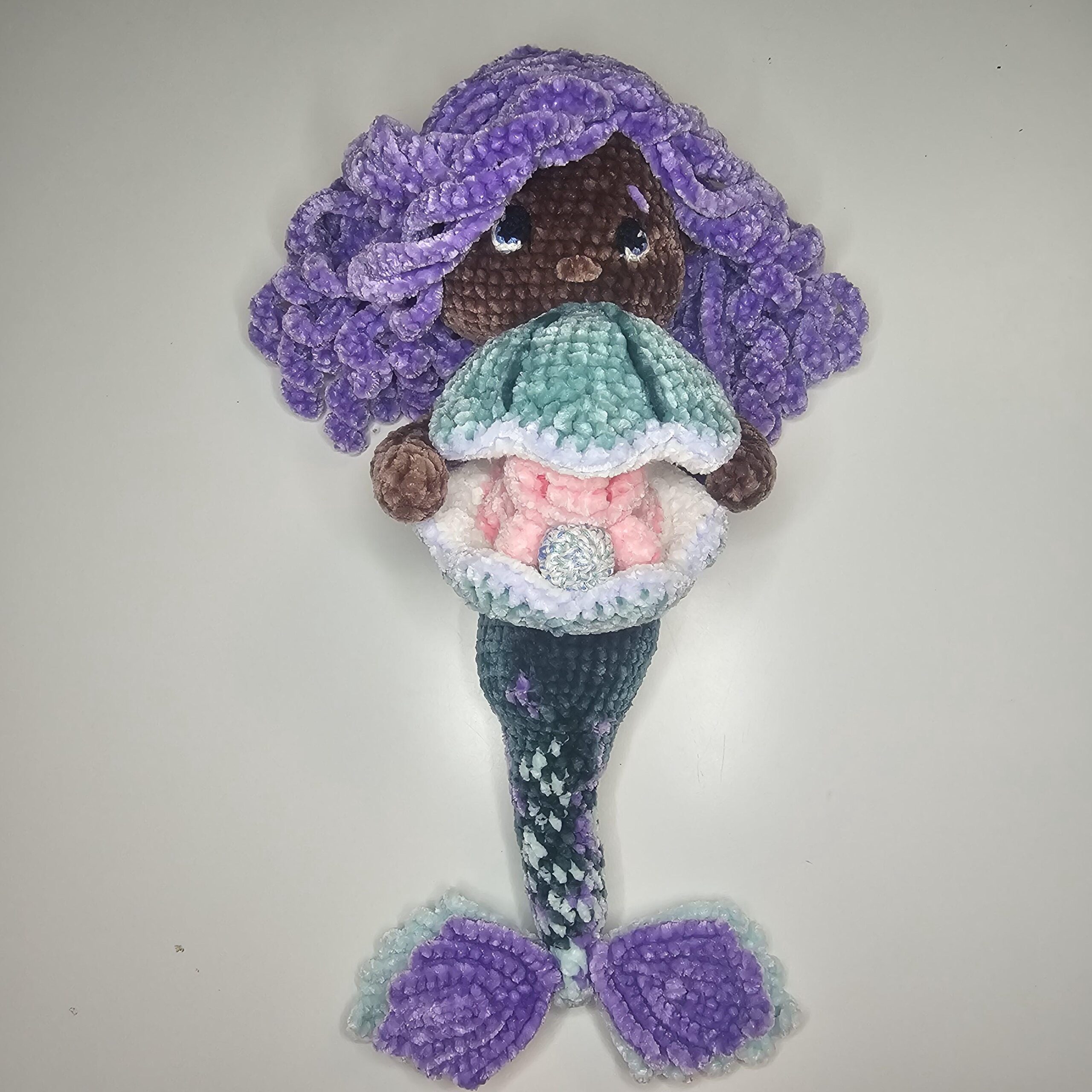 Poseable Crochet Mermaid Doll - Image 9