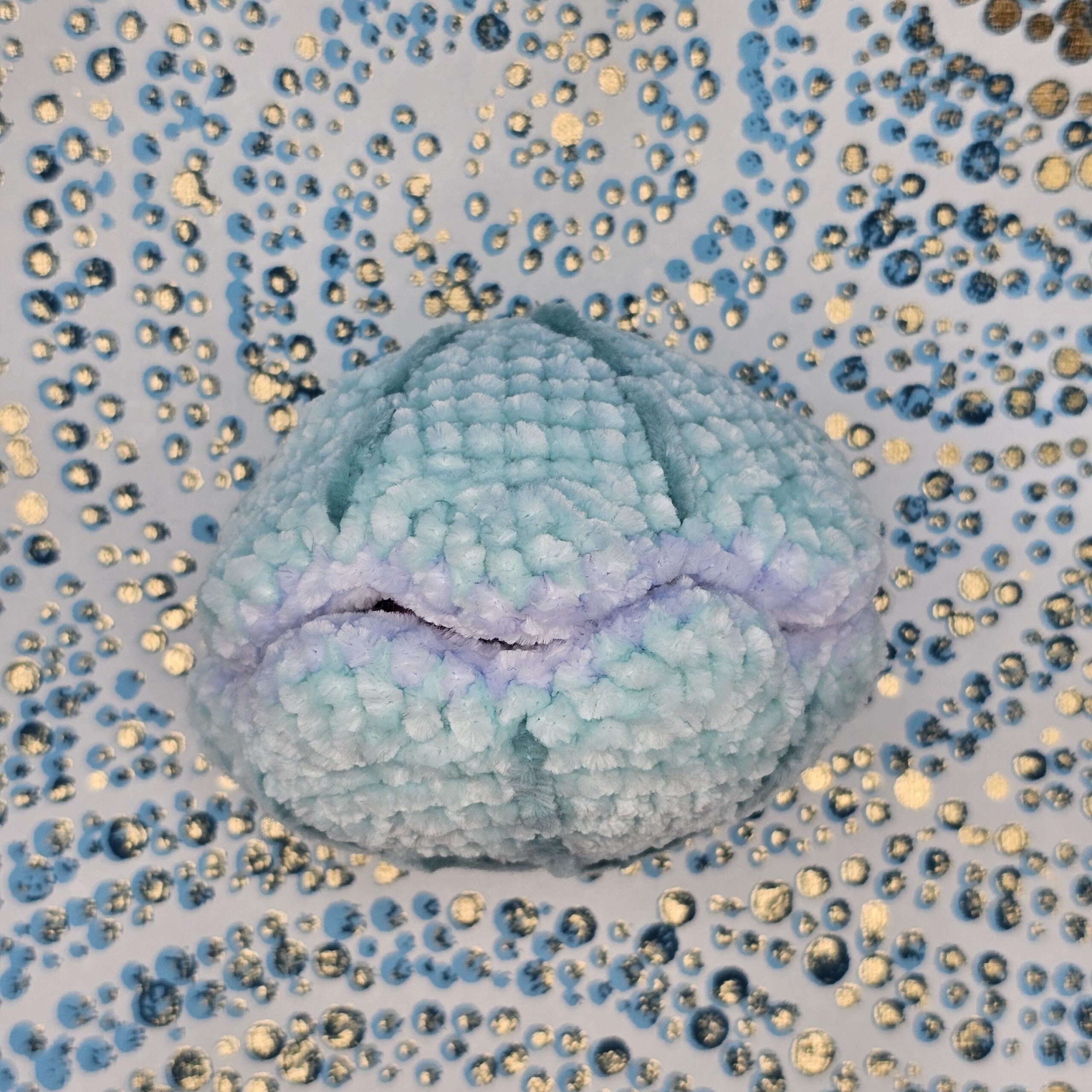 Crochet Seashell Plush Decor – Amigurumi Ocean Spirit Doll - Image 4