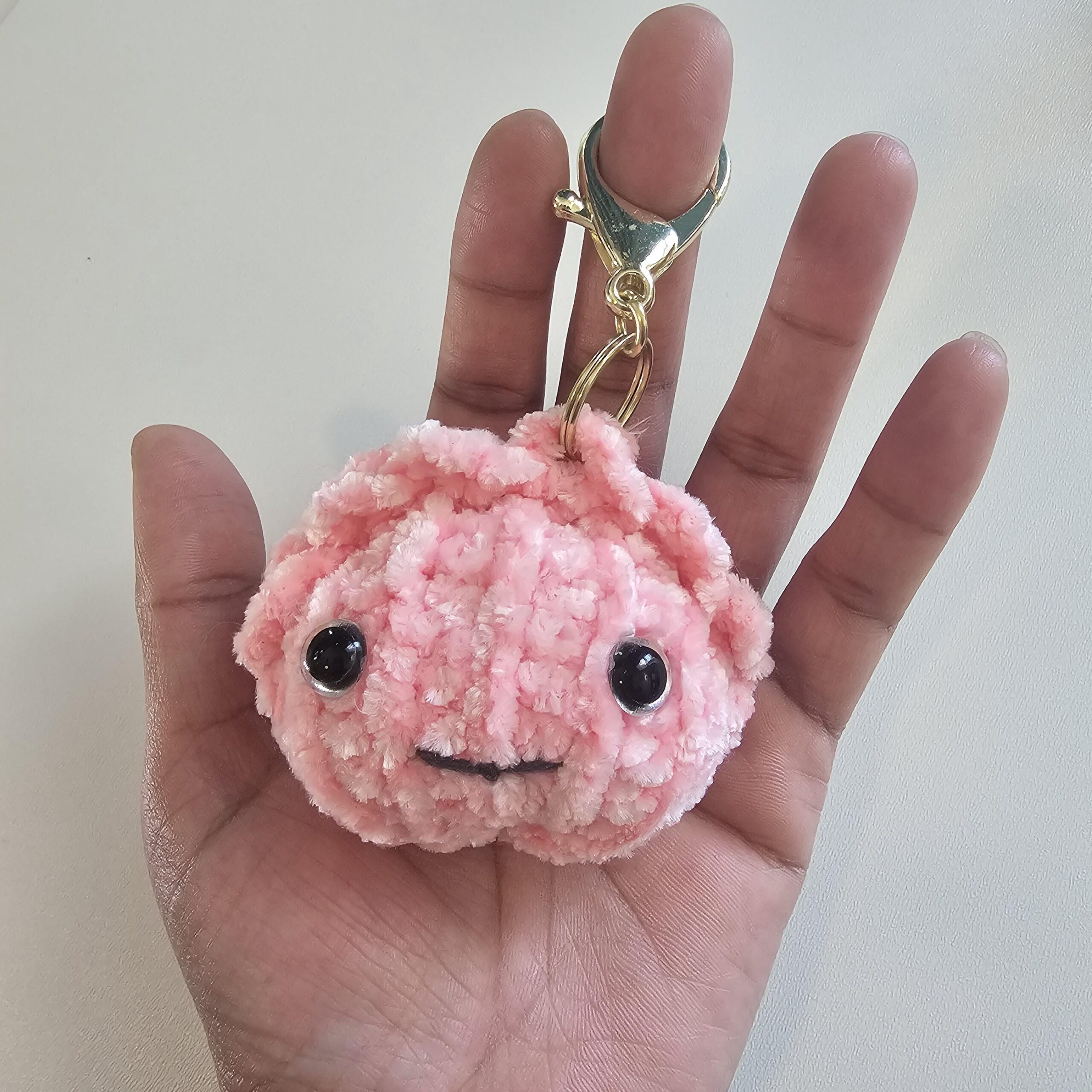 Crochet Seashell Plush & Scallop Keychain Bundle - Image 3